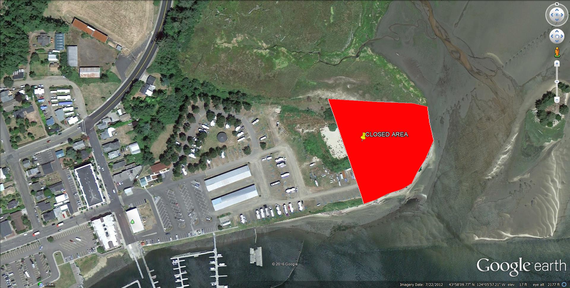 Port Closes East Property & C-Row Campsites